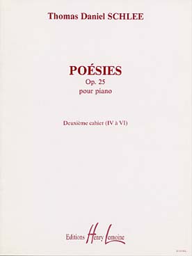 Illustration de Poésies op. 25 - Vol. 2 : 4 à 6