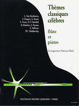 Illustration de THÈMES CLASSIQUES CÉLÈBRES arr. Duncan Reid