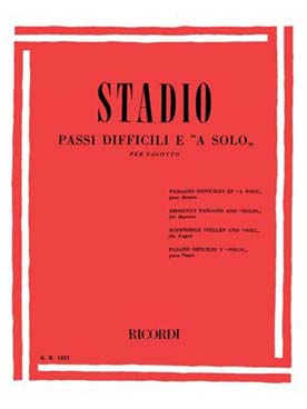 Illustration de Passi Difficili e "a solo" : traits d'orchestre pour basson
