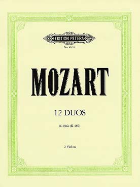 Illustration mozart duos (12) faciles k 487