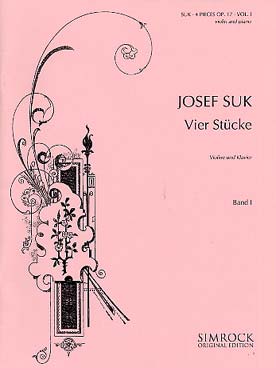 Illustration suk pieces (4) op. 17 vol. 1