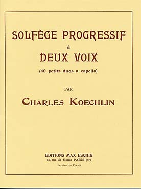 Illustration de Solfège progressif à 2 voix