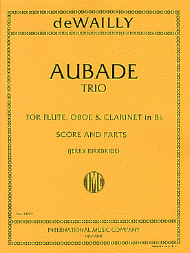 Illustration wailly aubade flute/hautbois/clarinette