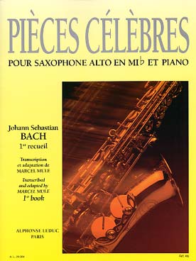 Illustration de Pièces célèbres (tr. Mule saxo mi b) - Vol. 1