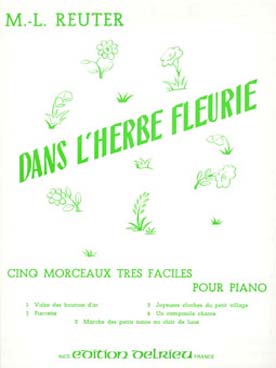 Illustration de Dans l'herbe fleurie