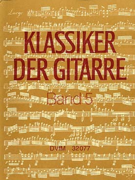 Illustration de KLASSIKER DER GITARRE (U. Peter) - Vol. 5