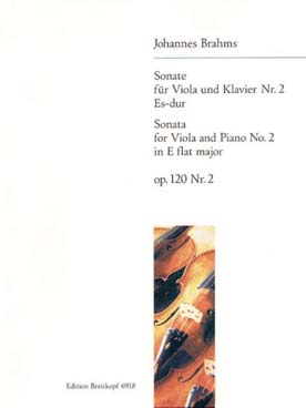 Illustration brahms sonate op. 120 n° 2 en mi b maj