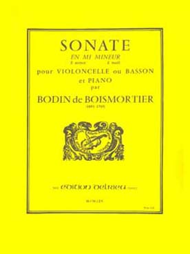 Illustration boismortier sonate en mi min