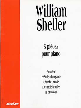 Illustration sheller 5 pieces pour piano solo