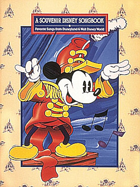 Illustration disney souvenir songbook