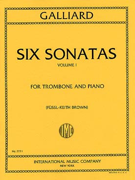 Illustration galliard sonates (6) vol. 1