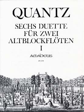 Illustration de 6 Duos op. 2 pour 2 flûtes à bec alto - Vol. 1 : duos 1-3