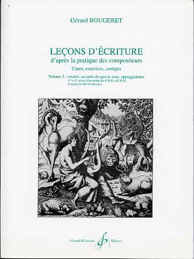 Illustration de Leçons d'écriture d'après pratique des compositeurs : cours, exercices, corrigé - Vol. 2 : retards, accords de 4 sons, appoggiatures