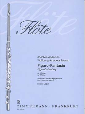 Illustration andersen figaro fantaisie pour 4 flutes