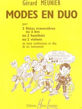 Illustration meunier modes en duo