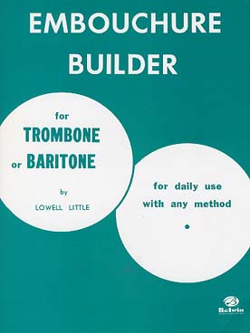 Illustration de Embouchure builder (méthode) trombone ou saxhorn baryton
