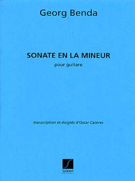 Illustration de Sonate en la m (tr. Cáceres)