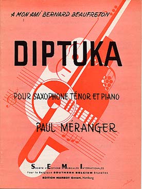 Illustration de Diptuka pour saxophone ténor et piano