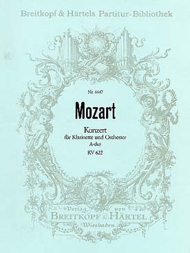 Illustration de Concerto pour clarinette en la M K 622