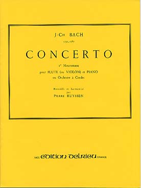 Illustration bach jc concerto pour flute (ou violon)