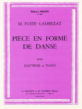 Illustration fuste-lambezat piece en forme de danse