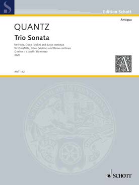 Illustration quantz triosonate flute/violon/basse con