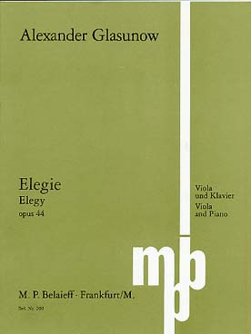 Illustration de Élégie op. 44