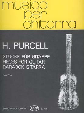 Illustration purcell pieces pour guitare
