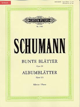 Illustration de Feuilles d'album op. 124 - Bunte Blätter op. 99