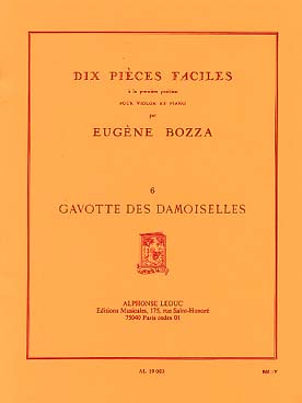 Illustration de Pièces faciles à la 1re position - N° 6 : Gavotte des damoiselles