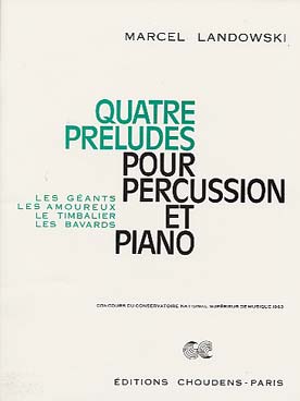 Illustration de 4 Préludes pour percussion et piano
