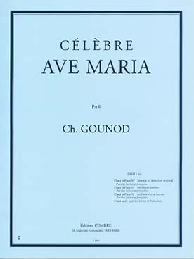Illustration de Ave Maria voix mezzo (paroles français et latin)