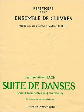 Illustration bach js suite de danses 4 trp/4 tbn