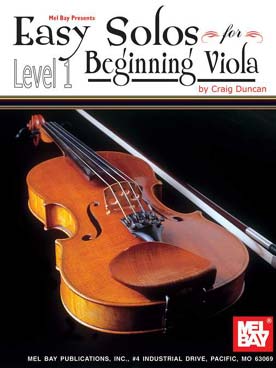 Illustration de Easy solos for beginning viola - Vol. 1