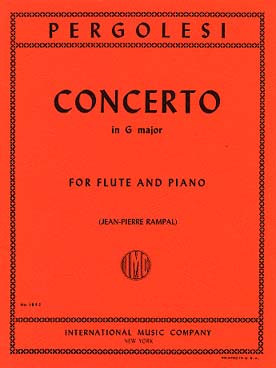 Illustration de Concerto en sol M - éd. I.M.C. (rév. Rampal)