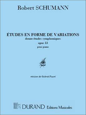 Illustration schumann etudes symphoniques op. 13