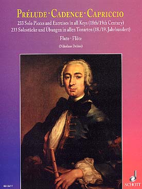 Illustration de Préludes, cadences et capriccios du 18e (N. Delius)