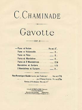 Illustration de Gavotte op. 9