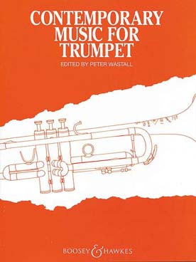Illustration contemporary music for trumpet