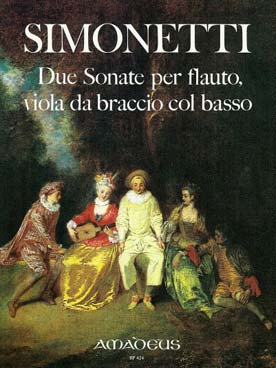 Illustration de Concerto op. 10 /1 et sonate a tre  op. 10/2 pour flûte à bec alto, alto et basse continue