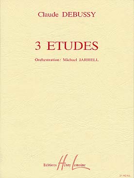 Illustration de 3 Études pour piano (orchestration Jarrell, éd. Lemoine)
