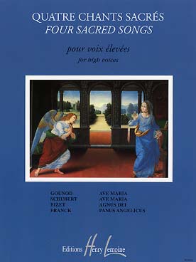 Illustration chants sacres (4) voix  elevees