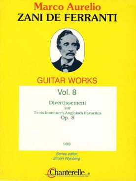 Illustration de Œuvres complètes pour guitare - Vol. 8 : Divertissement op. 8