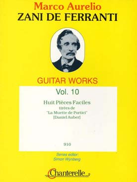 Illustration de Œuvres complètes pour guitare - Vol. 10 : 8 Pièces faciles