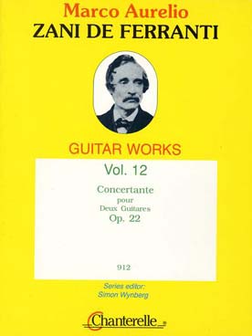 Illustration de Œuvres complètes pour guitare - Vol. 12 : Concertante op. 22