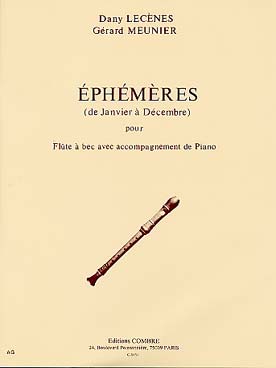 Illustration de Ephémères de janvier à décembre