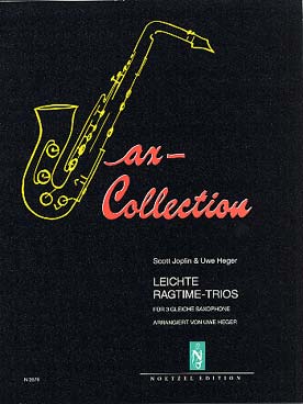 Illustration de Ragtimes faciles en trio, tr. Heger pour 3 saxos alto ou 3 saxos ténor