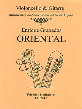 Illustration de Danse espagnole N° 2 : Oriental (tr. Burstein/Legnani pour violoncelle et guitare)