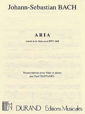 Illustration bach js aria de la suite en re bwv 1068