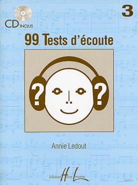 Illustration de 99 Tests d'écoute - Vol. 3 : livre de l'élève avec CD (cycle 1)